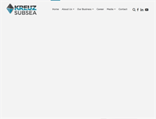Tablet Screenshot of kreuzsubsea.com